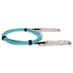 Picture of Arista Networks® Compatible TAA 400GBase-AOC QSFP-DD to QSFP-DD Active Optical Cable (850nm, MMF, 1m)