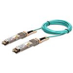 Picture of Dell® Compatible TAA 400GBase-AOC QSFP-DD to QSFP-DD Low Power Active Optical Cable (850nm, MMF, 8m)