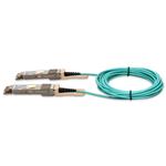 Picture of Dell® Compatible TAA 400GBase-AOC QSFP-DD to QSFP-DD Low Power Active Optical Cable (850nm, MMF, 8m)
