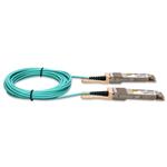 Picture of Dell® Compatible TAA 400GBase-AOC QSFP-DD to QSFP-DD Low Power Active Optical Cable (850nm, MMF, 8m)