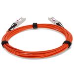 Picture of MSA and TAA Compliant 10GBase-AOC SFP+ to SFP+ Orange Active Optical Cable (850nm, MMF, 1.5m)