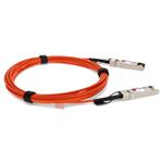 Picture of MSA and TAA Compliant 10GBase-AOC SFP+ to SFP+ Orange Active Optical Cable (850nm, MMF, 1.5m)