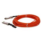 Picture of MSA and TAA Compliant 10GBase-AOC SFP+ to SFP+ Orange Active Optical Cable (850nm, MMF, 20m)