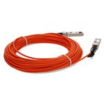 Picture of MSA and TAA Compliant 10GBase-AOC SFP+ to SFP+ Orange Active Optical Cable (850nm, MMF, 20m)