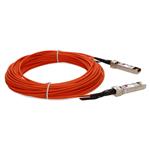 Picture of MSA and TAA Compliant 10GBase-AOC SFP+ to SFP+ Orange Active Optical Cable (850nm, MMF, 20m)