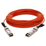 Picture of MSA and TAA Compliant 10GBase-AOC SFP+ to SFP+ Orange Active Optical Cable (850nm, MMF, 20m)