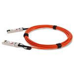 Picture of MSA and TAA Compliant 10GBase-AOC SFP+ to SFP+ Orange Active Optical Cable (850nm, MMF, 3.5m)
