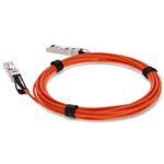 Picture of MSA and TAA Compliant 10GBase-AOC SFP+ to SFP+ Orange Active Optical Cable (850nm, MMF, 3.5m)