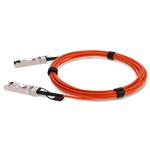 Picture of MSA and TAA Compliant 10GBase-AOC SFP+ to SFP+ Orange Active Optical Cable (850nm, MMF, 3m)