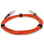 Picture of MSA and TAA Compliant 10GBase-AOC SFP+ to SFP+ Orange Active Optical Cable (850nm, MMF, 3m)