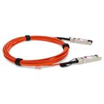 Picture of MSA and TAA Compliant 10GBase-AOC SFP+ to SFP+ Orange Active Optical Cable (850nm, MMF, 3m)