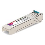 Picture of Fortinet® Compatible TAA 10GBase-BX SFP+ Transceiver (SMF, 1330nmTx/1270nmRx, 60km, LC, DOM)