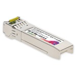 Picture of Ciena® Compatible TAA 10GBase-BX SFP+ Transceiver (SMF, 1550nmTx/1490nmRx, 100km, LC, DOM)