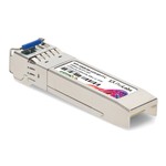 Picture of Fortinet® Compatible TAA 10GBase-BX SFP+ Transceiver (SMF, 1270nmTx/1330nmRx, 60km, LC, DOM)