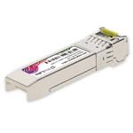Picture of MSA and TAA 10GBase-BX SFP+ Transceiver (SMF, 1550nmTx/1490nmRx, 100km, LC, DOM)