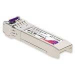 Picture of MSA and TAA 10GBase-BX SFP+ Transceiver (SMF, 1490nmTx/1550nmRx, 100km, LC, DOM)