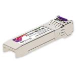 Picture of MSA and TAA 10GBase-BX SFP+ Transceiver (SMF, 1490nmTx/1550nmRx, 100km, LC, DOM)