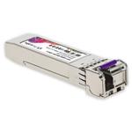 Picture of MSA and TAA 10GBase-BX SFP+ Transceiver (SMF, 1490nmTx/1550nmRx, 100km, LC, DOM)