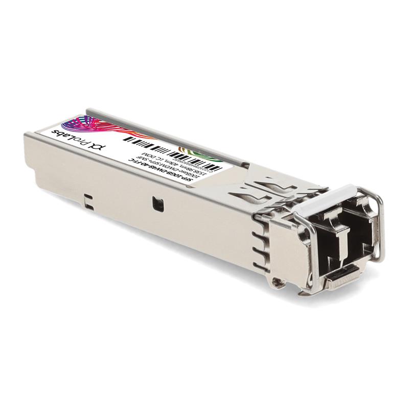Picture of Fortinet® Compatible TAA 10GBase-DWDM SFP+ Transceiver C-Band 100GHz (SMF, 1538.98nm, 40km, LC, DOM)