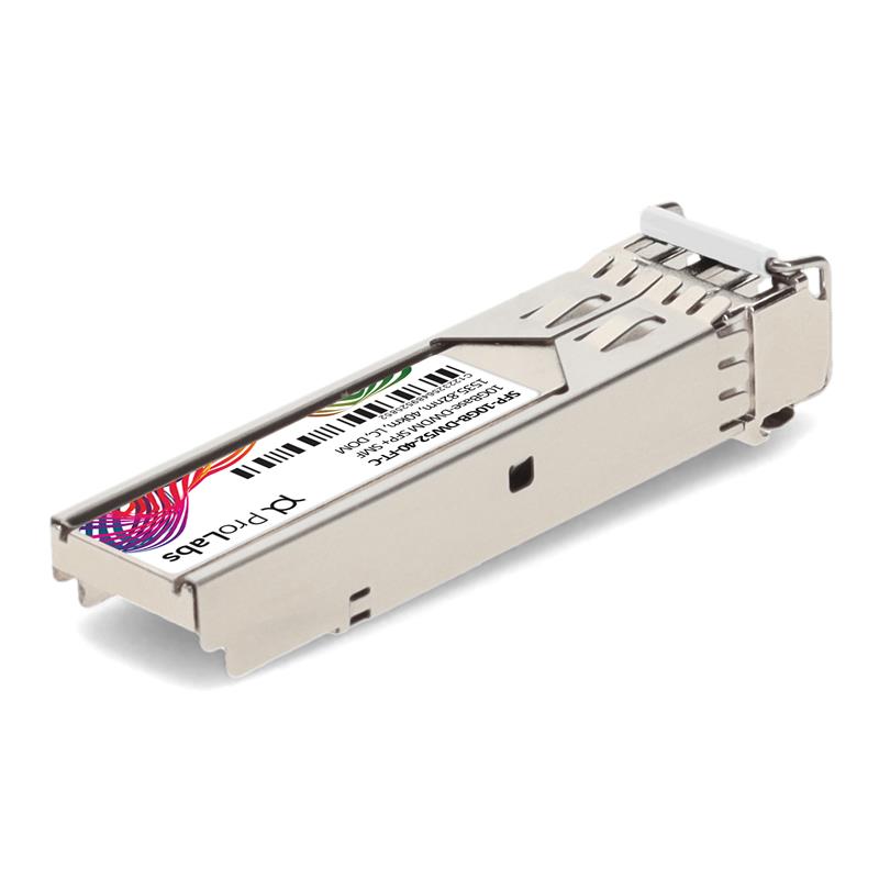 Picture of Fortinet® Compatible TAA 10GBase-DWDM SFP+ Transceiver C-Band 100GHz (SMF, 1535.82nm, 40km, LC, DOM)