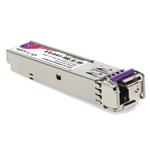 Picture of Waystream® PacketFront Compatible TAA 1000Base-BX SFP Transceiver (SMF, 1490nmTx/1310nmRx, 10km, LC, DOM)