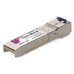 Picture of MSA and TAA 1000Base-BX SFP Transceiver (SMF, 1510nmTx/1590nmRx, 120km, SC, DOM)