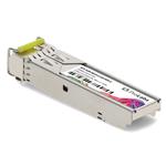 Picture of HP® Compatible TAA 1000Base-BX SFP Transceiver (SMF, 1550nmTx/1310nmRx, 20km, LC, DOM)