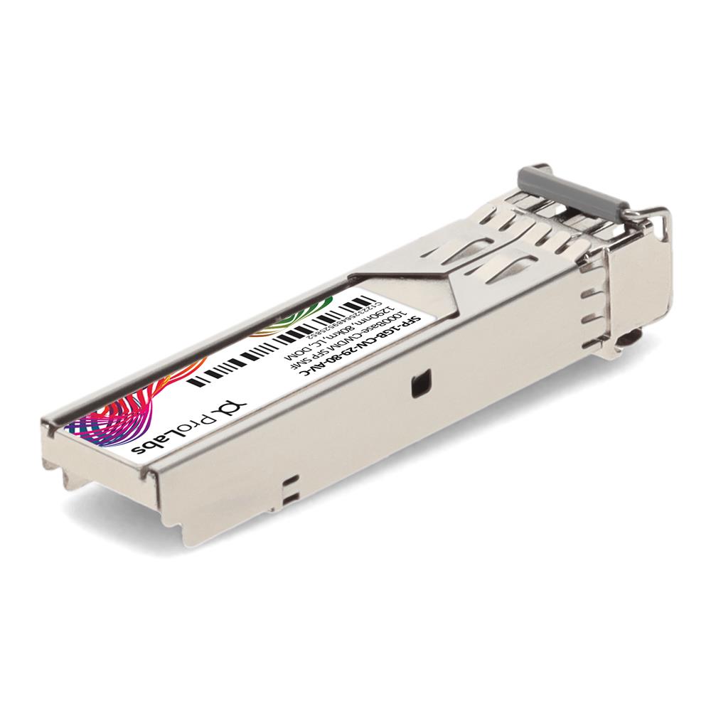 Picture of ADVA® Compatible TAA 1000Base-CWDM SFP Transceiver (SMF, 1290nm, 80km, LC, DOM)