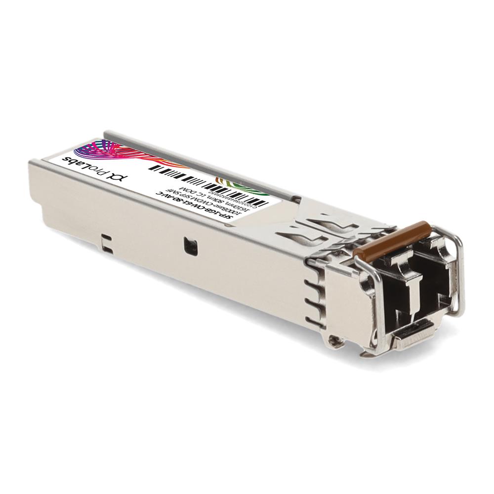 Picture of ADVA® Compatible TAA 1000Base-CWDM SFP Transceiver (SMF, 1610nm, 80km, LC, DOM)