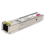 Picture of MSA and TAA 100Base-BX SFP Transceiver (MMF, 1550nmTx/1310nmRx, 550m, SC, DOM)