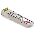 Picture of MSA and TAA 100Base-BX SFP Transceiver (MMF, 1550nmTx/1310nmRx, 550m, SC, DOM)