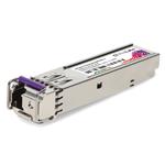 Picture of MSA and TAA 1000Base-BX SFP Transceiver (SMF, 1310nmTx/1490nmRx, 10km, LC, DOM)