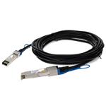 Picture of Solarflare® SOLR-QSFP1SFP28-1MP Compatible TAA Compliant 25GBase-CU QSFP28 to 1xSFP28 Direct Attach Cable (Passive Twinax, 1m)