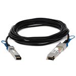 Picture of Solarflare® SOLR-QSFP1SFP28-3MP Compatible TAA Compliant 25GBase-CU QSFP28 to 1xSFP28 Direct Attach Cable (Passive Twinax, 3m)