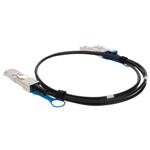 Picture of Solarflare® SOLR-QSFP2SFP-1MP Compatible TAA Compliant 20GBase-CU QSFP+ to 2xSFP+ Direct Attach Cable (Passive Twinax, 1m)