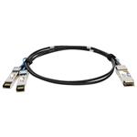 Picture of Solarflare® SOLR-QSFP2SFP-1MP Compatible TAA Compliant 20GBase-CU QSFP+ to 2xSFP+ Direct Attach Cable (Passive Twinax, 1m)