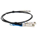 Picture of Solarflare® SOLR-QSFP2SFP-3MP Compatible TAA Compliant 20GBase-CU QSFP+ to 2xSFP+ Direct Attach Cable (Passive Twinax, 3m)