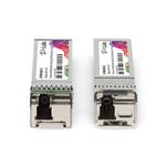 Picture of 1 Pair of Ubiquiti® UF-SM-10G-S Compatible TAA 10GBase-BX SFP+ Transceiver (SMF, 1270nmTx/1330nmRx and 1330nmTx/1270nmRx, 10km, LC, DOM)