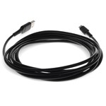 Picture of 1m (3.3ft) USB A 2.0 Male to Lightning Male Sync and Charge Black Cable