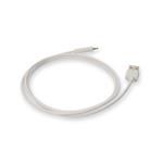 Picture of Apple Computer® MD818AM/A Compatible 1.0m (3.3ft) USB A 2.0 Male to Lightning Male White Cable