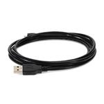 Picture of 3ft USB A 2.0 Male to Micro-USB B 2.0 Male Black Cable