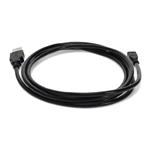 Picture of 3ft USB A 2.0 Male to Micro-USB B 2.0 Male Black Cable
