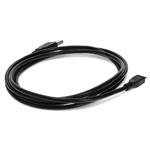 Picture of 3ft USB A 2.0 Male to Micro-USB B 2.0 Male Black Cable