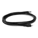 Picture of 3ft USB A 2.0 Male to Micro-USB B 2.0 Male Black Cable