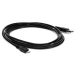 Picture of 3ft USB A 2.0 Male to Micro-USB B 2.0 Male Black Cable