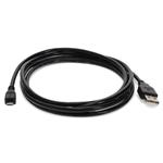 Picture of 3ft USB A 2.0 Male to Micro-USB B 2.0 Male Black Cable