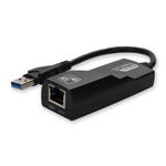 Picture of USB A 3.0 Male to RJ-45 Female Gray & Black Adapter