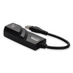 Picture of USB A 3.0 Male to RJ-45 Female Gray & Black Adapter