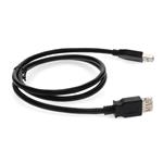 Picture of 10ft USB a 3.0 Male to Female Black Cable