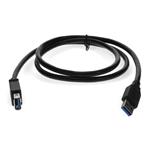Picture of 10ft USB a 3.0 Male to Female Black Cable